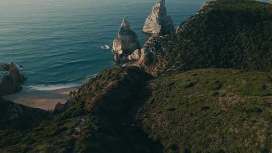 海滩，海岸，海，岩石