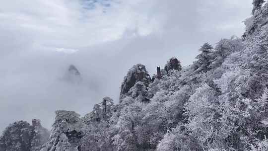 安徽黄山雪景