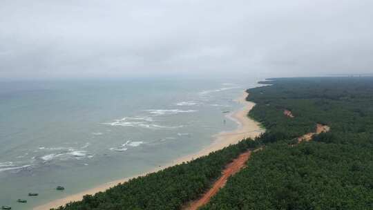 海南沿海小渔村