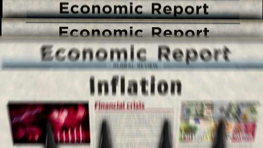 通货膨胀报纸印刷媒体