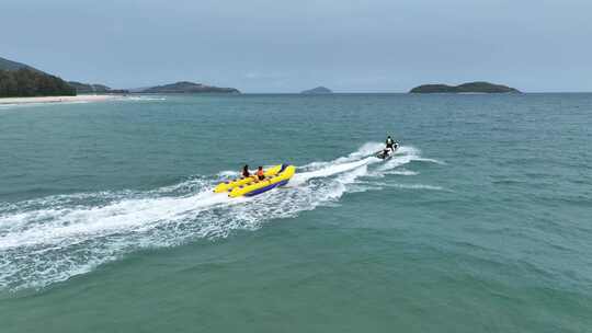 海南万宁日月湾和石梅湾航拍风光