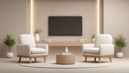 简约现代客厅温馨家居生活