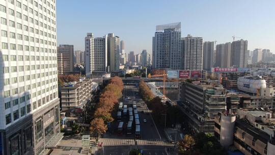 航拍贵州贵阳城市宣传片地标建筑