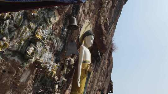 合集大理悬空寺宾川县观音箐悬空寺航拍