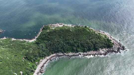 大海海洋海岛礁石海上岛屿航拍