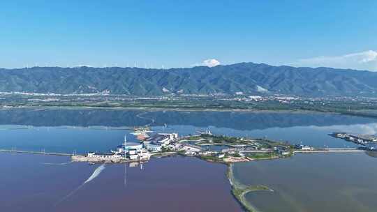 山西运城七彩盐池景区