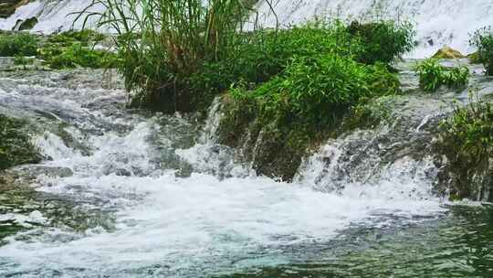 4K自然河流河水溪流溪水流水