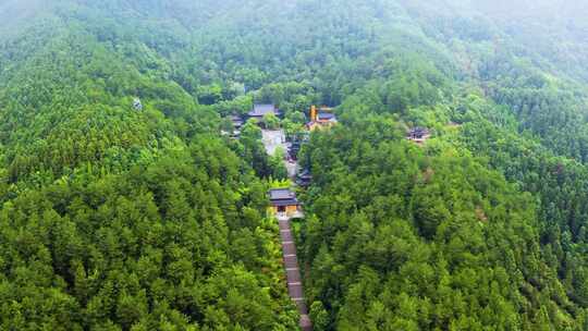 杭州建德梅城玉泉寺航拍