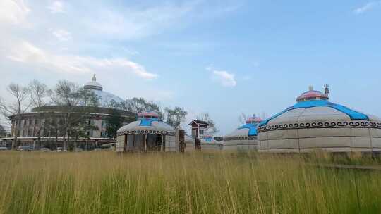 河北坝上，湿地草原胡泊，风景。