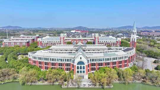 华东政法大学 松江大学城 最美大学航拍