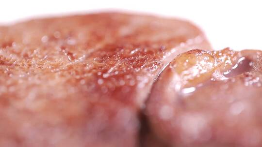 鲜嫩嫩肉牛排肉质肉汁视频素材模板下载