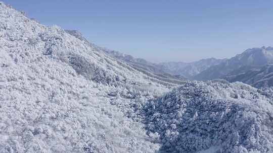 秦岭分水岭  冰雪世界