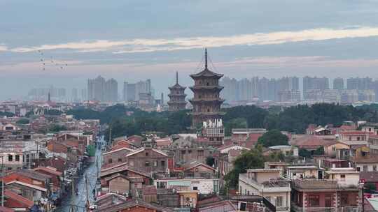 福建泉州开元寺古城城市宣传片航拍