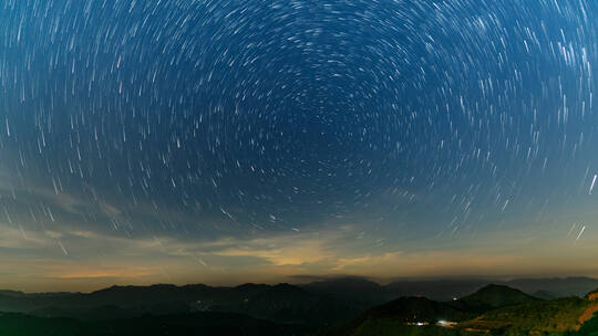 高山 星空