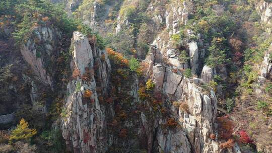 青岛崂山北九水景区秋季风光