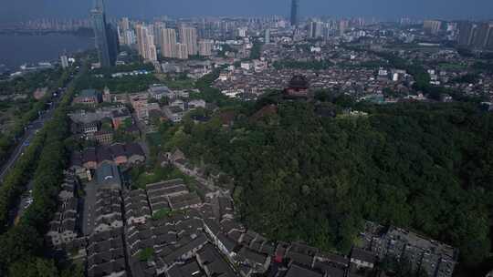 镇江西津渡古街景区航拍