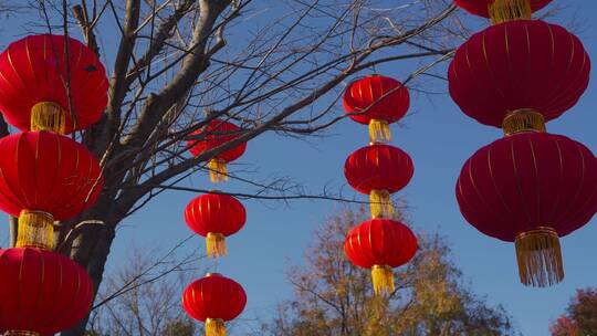 春节过年气氛场景