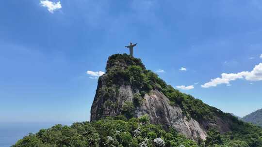 著名的基督救世主在市中心里约热内卢巴西。