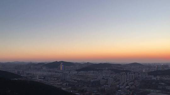 济南千佛山俯瞰济南夜景