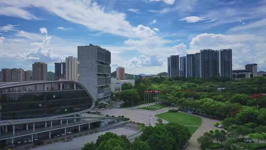 北京大学深圳研究生院航拍视频