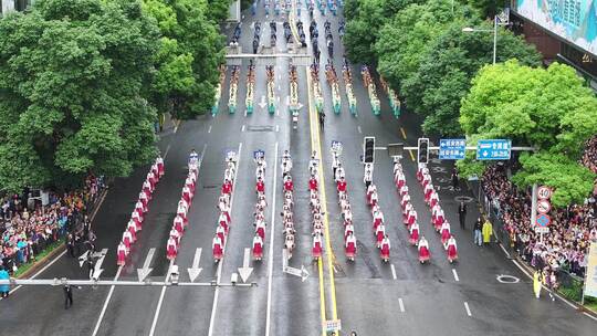 贵阳民族巡游大联欢航拍