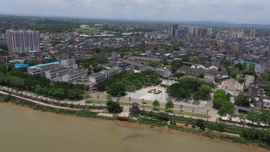 刘永福故居航拍