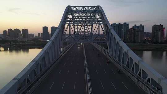 襄阳新六两河大桥航拍