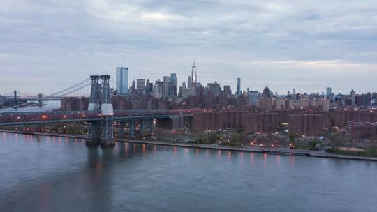 纽约城市延时拍摄景观视频素材模板下载