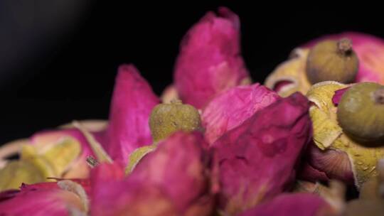 【镜头合集】代茶饮玫瑰花干花视频素材模板下载