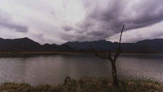 湖北神农架大九湖风光延时