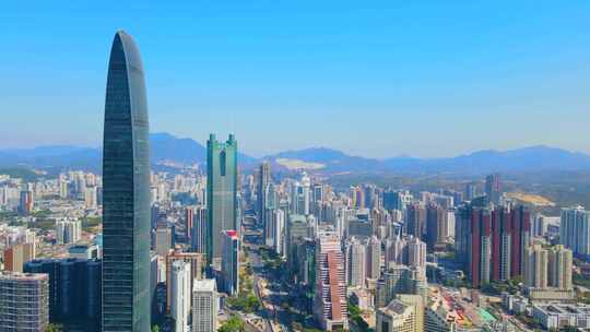 深圳地标建筑京基100和地王大厦