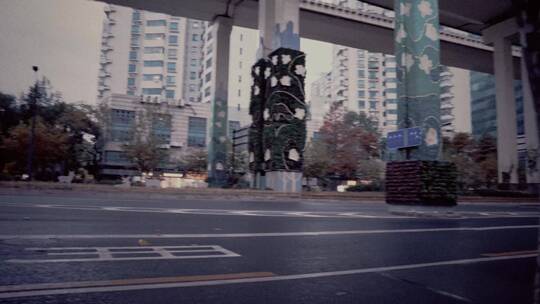 上海浦西马路街景