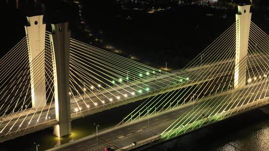 城市夜景桥梁亮化美陈