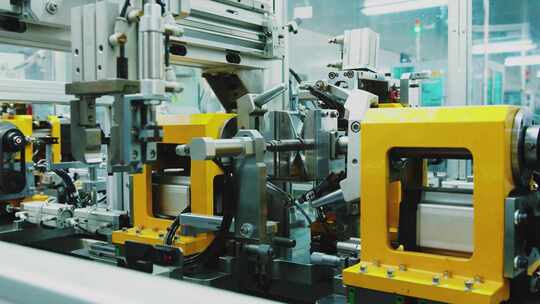 新质生产力工业自动化工业机器人机械臂视频素材模板下载