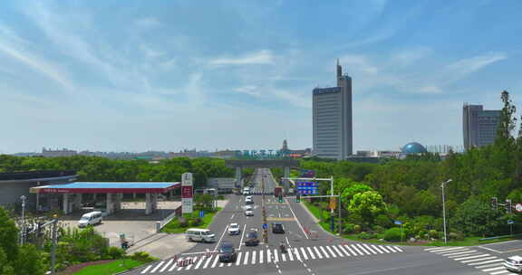 上海化学工业区 全景 航拍