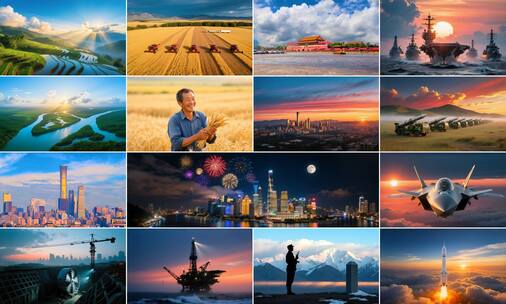 《我爱你中国》配乐 根据音乐制作高清在线视频素材下载