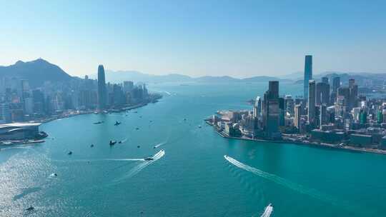 航拍香港5视频素材模板下载