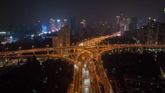 夜晚高架桥视频素材模板下载