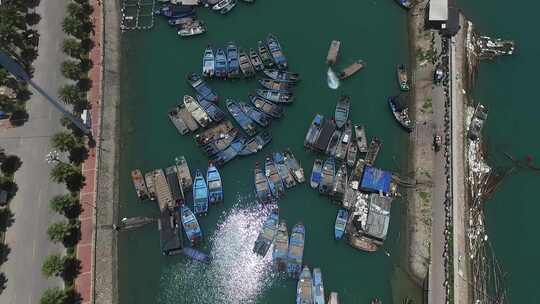 东山岛渔船航拍