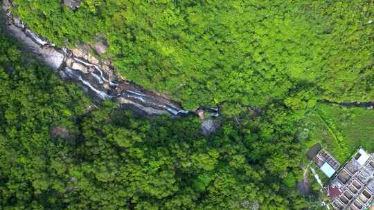 航拍深圳南澳鹅公绿水青山生态环境