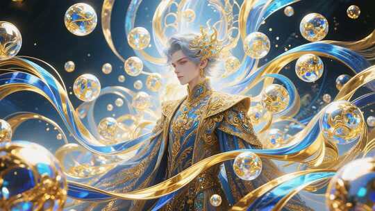 古风人物3D渲染特效素材