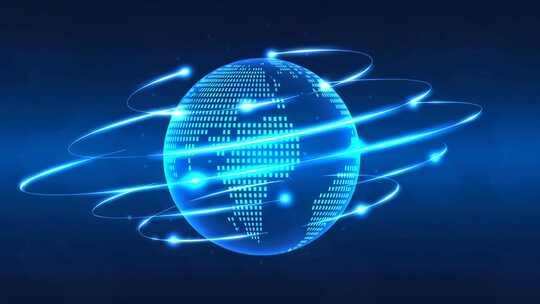 科技感数字地球素材