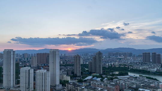 杭州立交桥城市风光