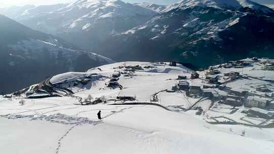 雪山滑雪场