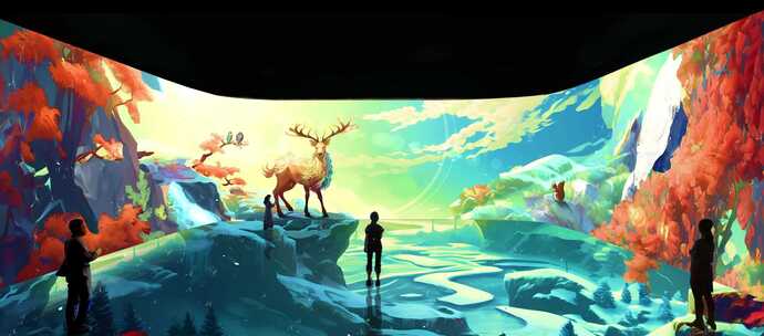 山海经-土蝼沉浸式空间效果