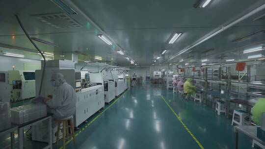 现代化科技工业自动化视频科研制造工厂