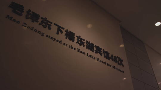 地拍武汉东湖梅岭一号空镜雕像视频素材模板下载