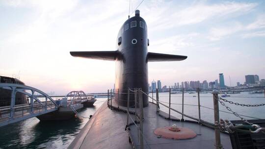 中国海军核潜艇视频素材模板下载