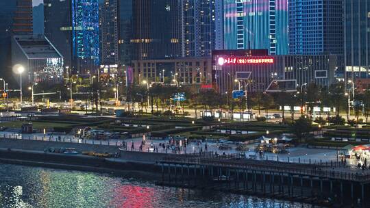 青岛西海岸新区夜景唐岛湾夜景