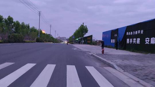 城市道路马路街头景象实拍